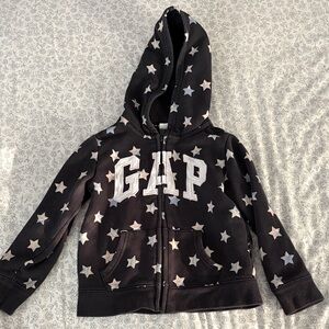 GAP Black Hoodie with White Stars